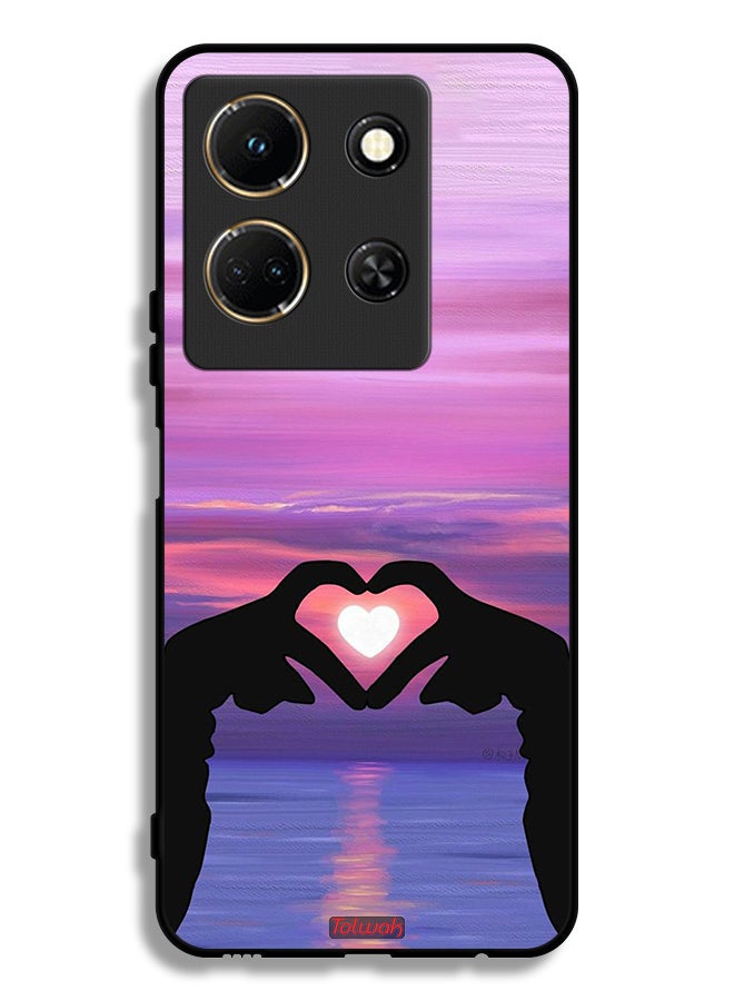 Tolwak Infinix Note 30 Protective Case Cover Heart Moon - Image 1