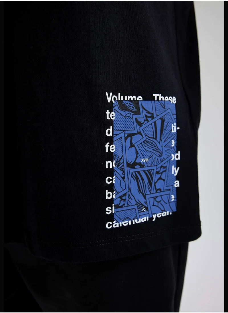 DeFacto Oversize Fit T-Shirt with Print