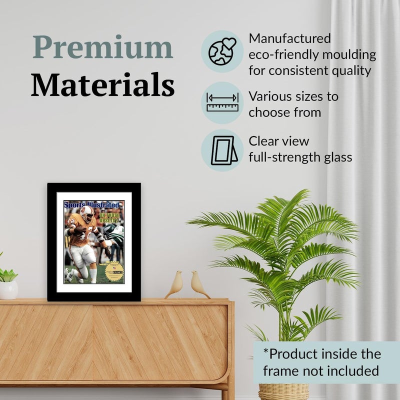Creative Picture Frames 8" x 10.75" Sports Illustrated Magazine Display Frame, Suitable for 1981-1990 Collector's Edition Sports Magazines with Wall Mount & Easel, White Mat, Count of 1 - Image 5