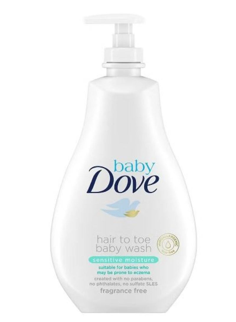 Dove Hair To Toe Baby Wash Sensitive Moisture 591 ML