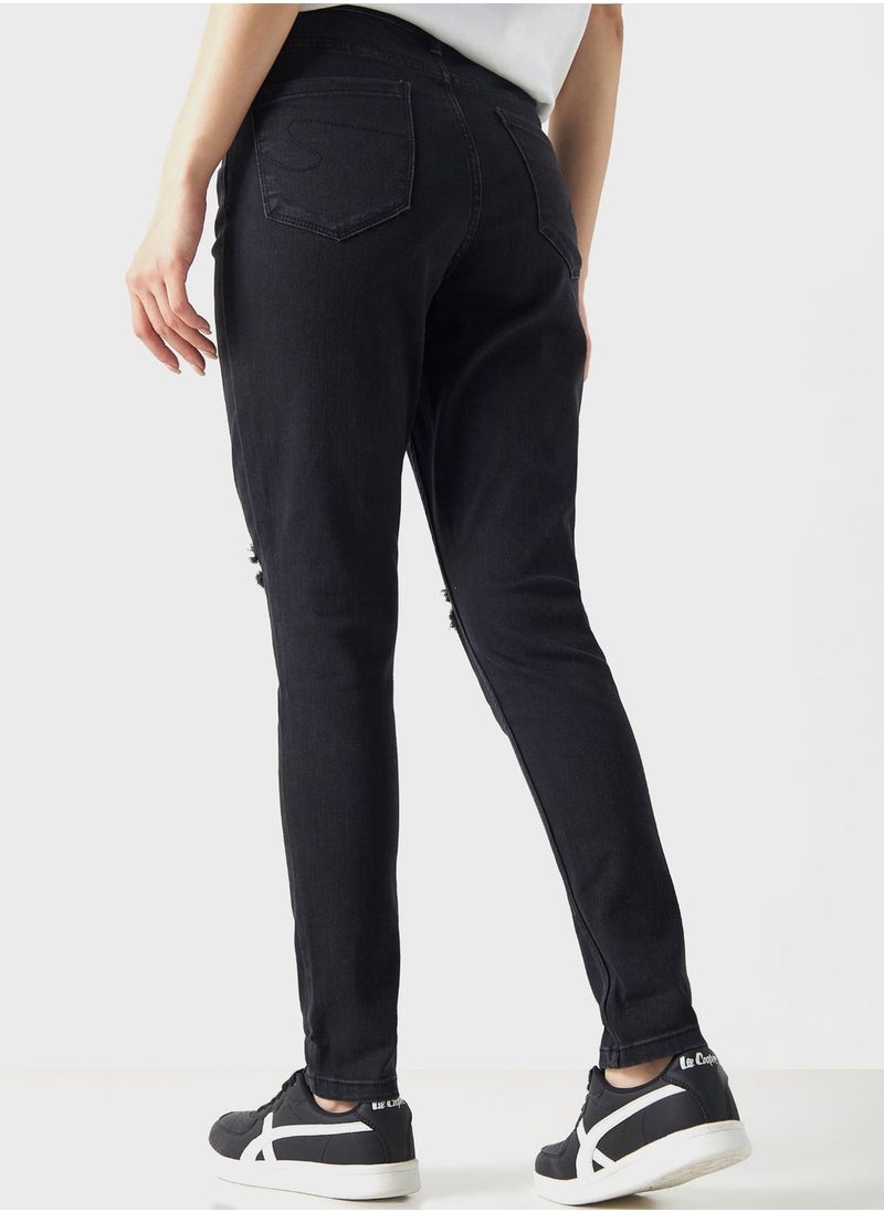 Lee Cooper Ripped Jeans  - Image 2
