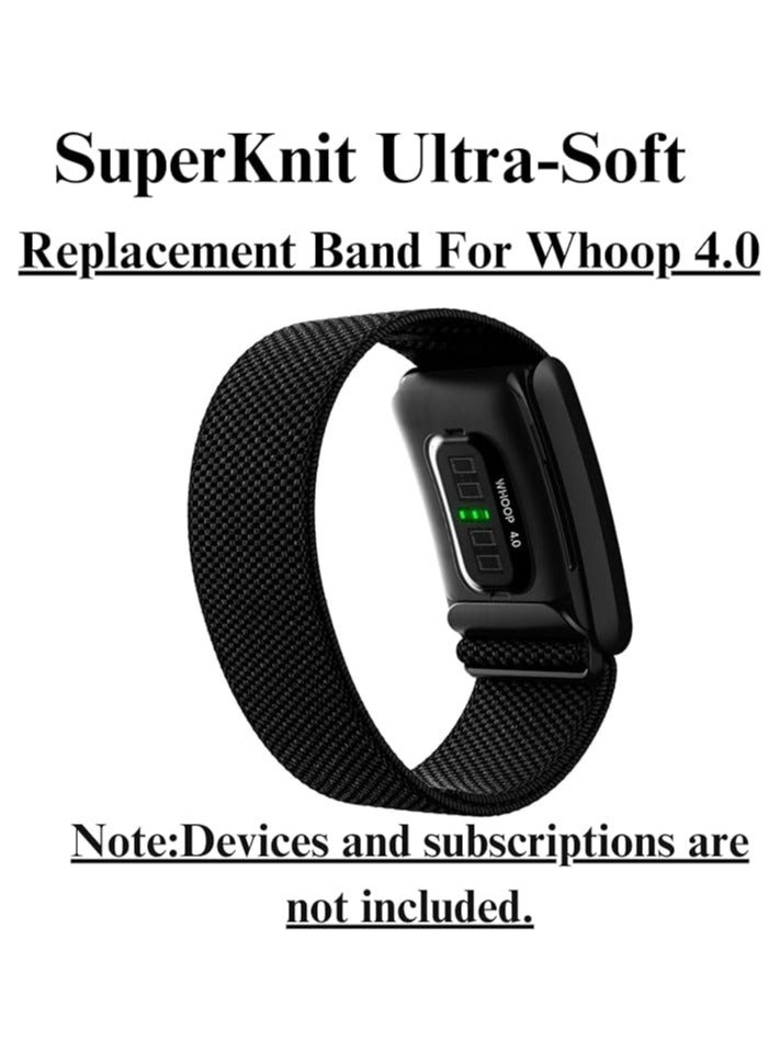 Soft Nylon Replacement Band Compatible with Whoop 4.0 Band, Stylish Replacement Strap | Comfortable & Breathable Wristband, Including U shaped Connector  - Image 4