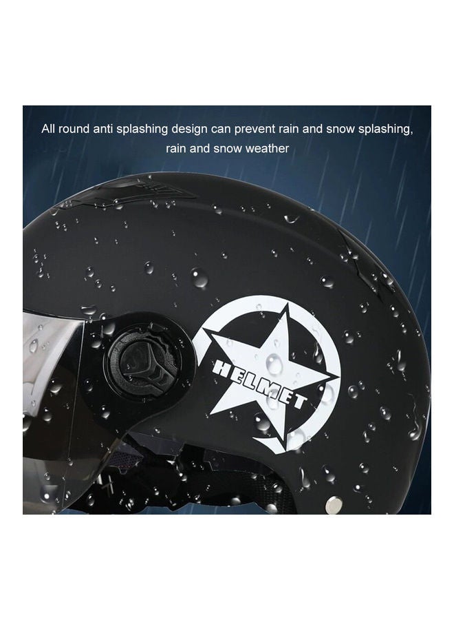 Loquat Half Open Face Motorcycle Helmet - Image 3