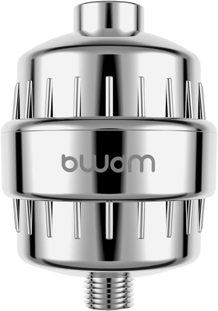 BWDM 15 Stage Shower Filter - Shower Head Filter - Hard Water Filter, Remove Chlorine Heavy Metals and other Impurities, Vitamin C Water Softener Reduces Dry Itchy Skin, Dandruff (Chrome) - Image 1