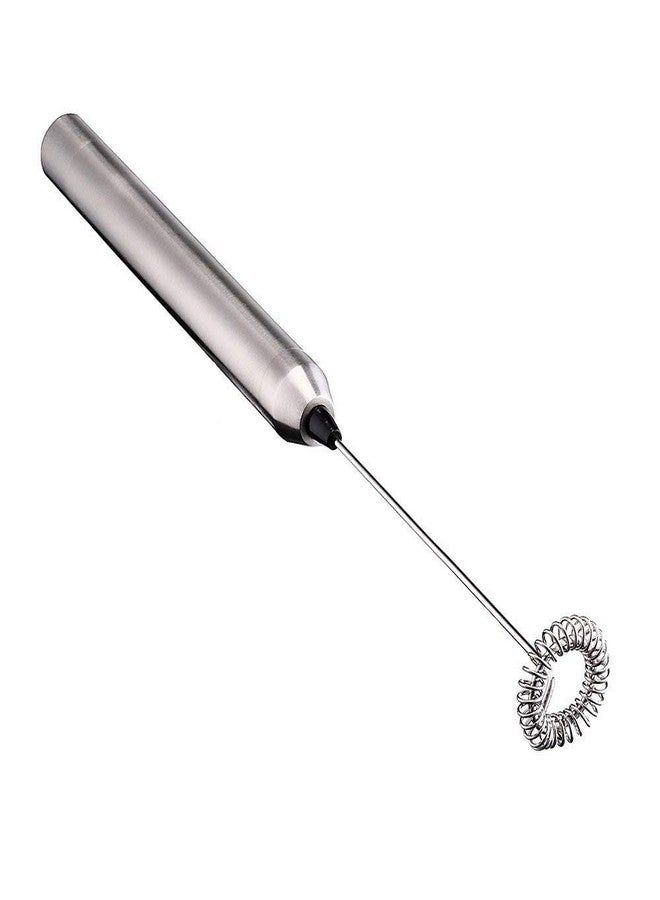 Aphse Milk Frother Handheld Electric Milk Foamer Portable Mini Mixer Machine Stainless Steel Touch Handheld Espresso Mixer Battery Operated Frother Coffee Stirrer Maker for Hot Chocolate Coffee - Image 1