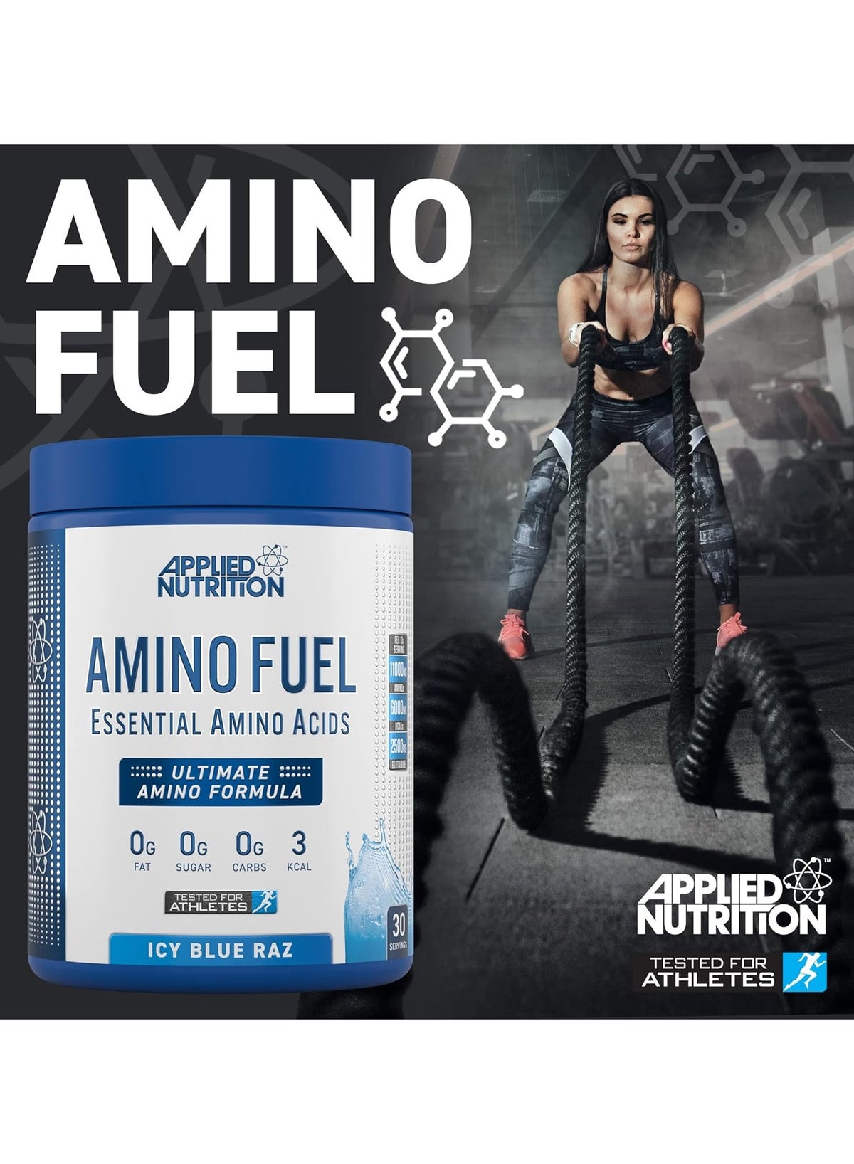 Amino Fuel Eaa Essential Amino Acids Fruit Burst Flavor 30 Servings