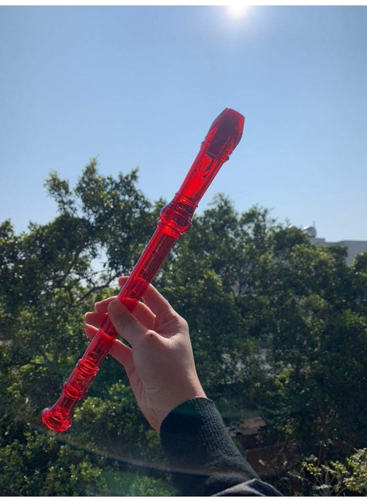 Mike Music Exceart Soprano Descant Recorder 8 Hole Flute Music Instrument(red) - Image 5