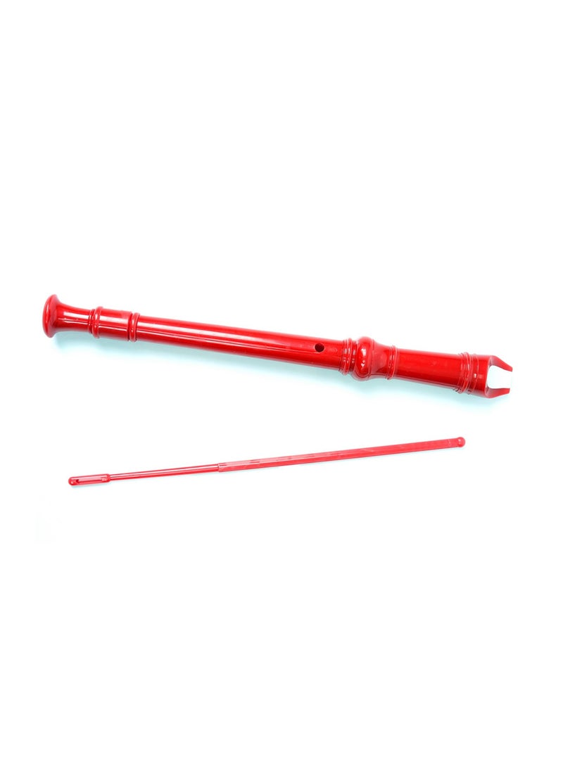 Mike Music - Mike Music Exceart Soprano Descant Recorder 8 Hole Flute Music Instrument(red) - Image 1