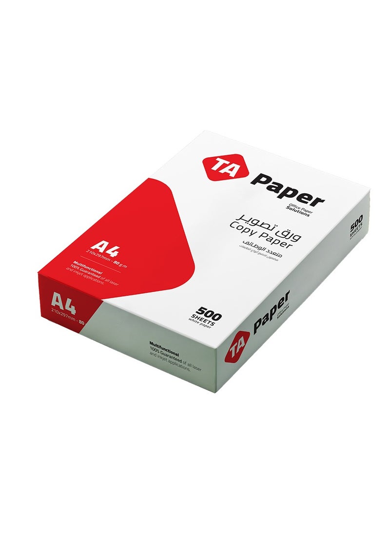 TA POS A4 printing papers, a pack of 500 very white sheets  - Image 2