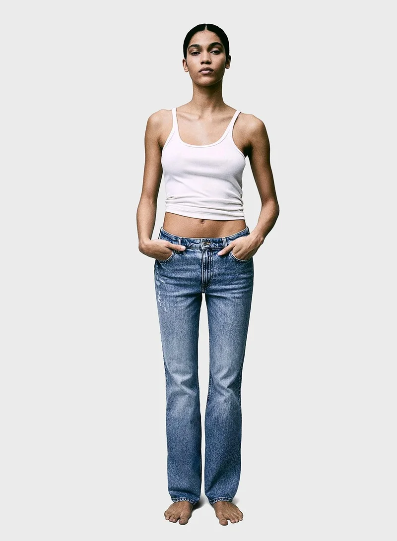 H&M Flared High Waist Jeans