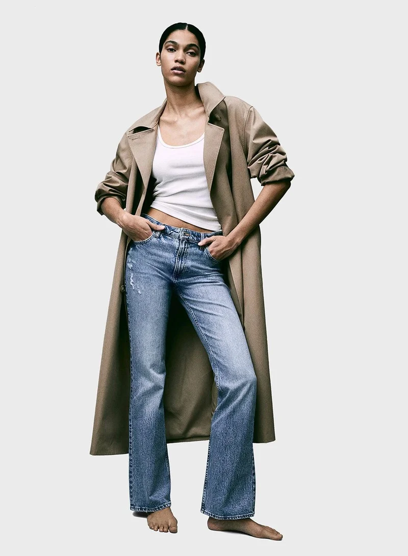 H&M  Flared High Waist Jeans for Women | Best Price UAE