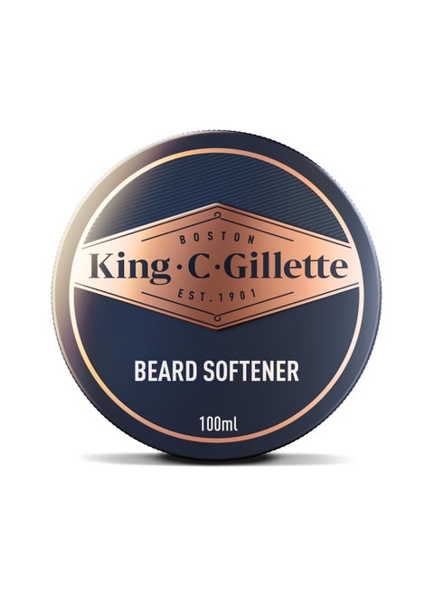 King C. Gillette Soft Beard Balm, Deep Conditioning with Cocoa Butter, Argan Oil and Shea Butter