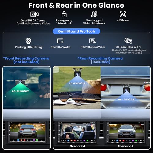 ATOTOZONE X10 7" Double-DIN Android Car Stereo, 8G+128G in-Dash Nav, Backup Cam w Recording, AI Agent & AI Vision, Re-Mote LiveView, 4G LTE, 7.1.2-Ch Audio, HDMI in, Wireless CarPlay/Android Auto - Image 4