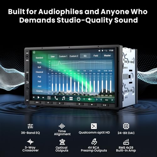 ATOTOZONE X10 7" Double-DIN Android Car Stereo, 8G+128G in-Dash Nav, Backup Cam w Recording, AI Agent & AI Vision, Re-Mote LiveView, 4G LTE, 7.1.2-Ch Audio, HDMI in, Wireless CarPlay/Android Auto - Image 5