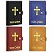 Eersida 4 Pcs Prayer Card Holder Carrying Each Case Hold to 40 Holy Card Holder Case Faux Leather with Snap Closure Holy Bag Organizer for Religious PrayerClassic - Image 2