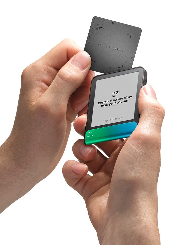 Ledger Flex Hardware Wallet | 2.84" TouchScreen + Recovery Key, Bitcoin Security, World's Safest Crypto Wallet, Bluetooth Connection, USB-C Charging, 5000+ Coins NFT, for iOS & Android - Oxidate Green  - Image 3