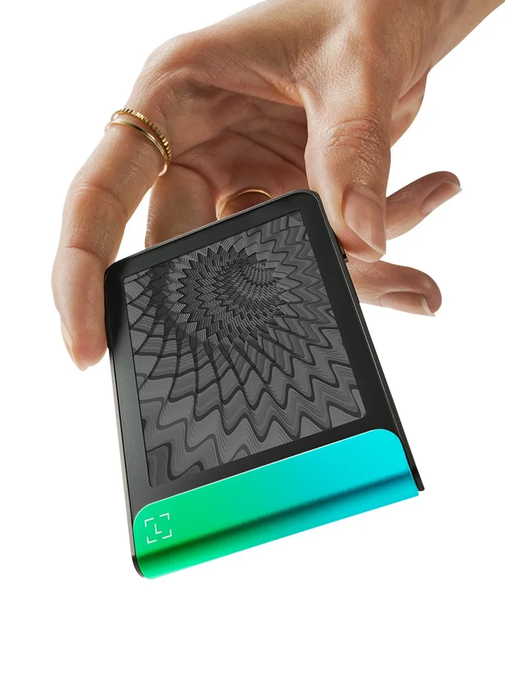 Ledger Flex Hardware Wallet | 2.84" TouchScreen + Recovery Key, Bitcoin Security, World's Safest Crypto Wallet, Bluetooth Connection, USB-C Charging, 5000+ Coins NFT, for iOS & Android - Oxidate Green