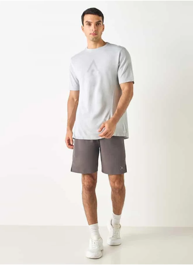 ADOT by Splash Panel Detail Shorts with Elasticated Waistband