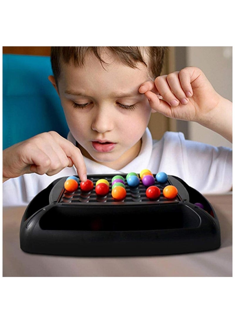 Toy Box - Rainbow Bead Game for Kids Puzzle Magic Chess Board Game Rainbow Ball Matching Game - Image 1