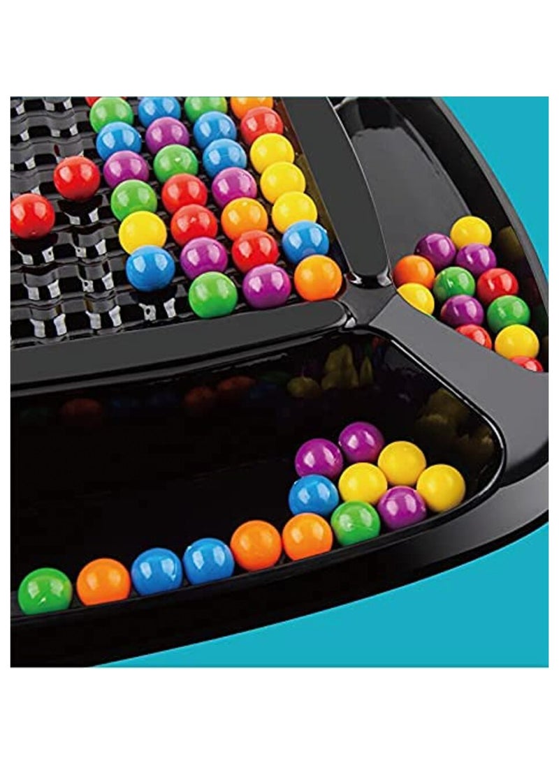 Toy Box - Rainbow Bead Game for Kids Puzzle Magic Chess Board Game Rainbow Ball Matching Game - Image 1