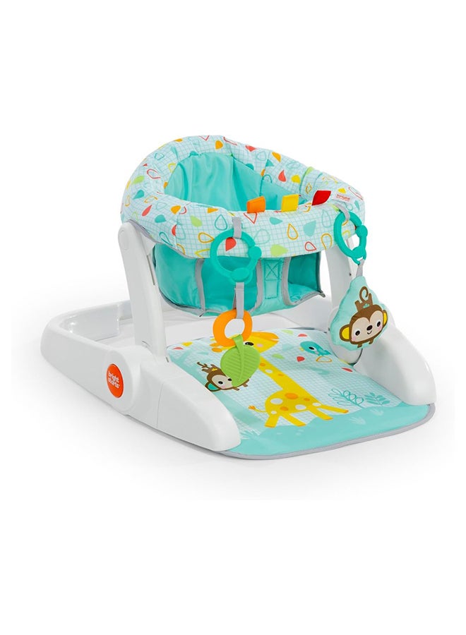 Bright Starts Learn-to-Sit 2-Position Floor Seat – Wild Vibes – For Ages 4–12 Months - Image 1