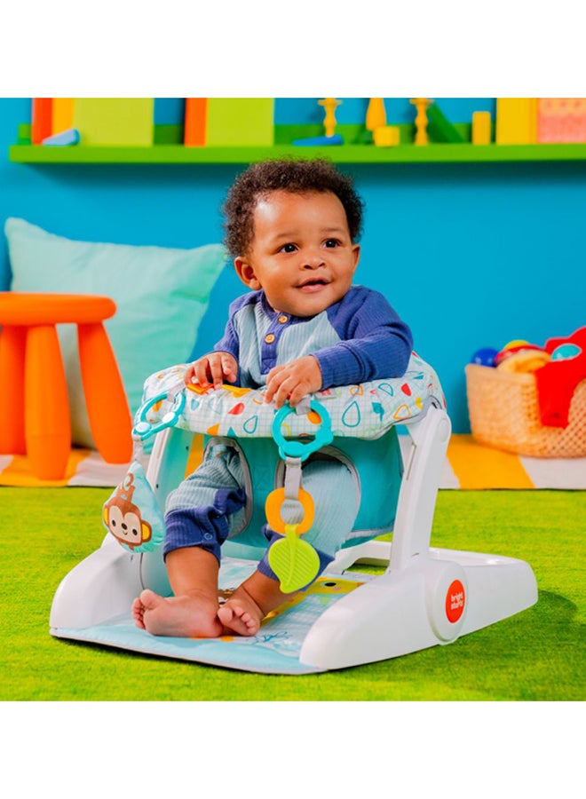 Bright Starts Learn-to-Sit 2-Position Floor Seat – Wild Vibes – For Ages 4–12 Months - Image 2