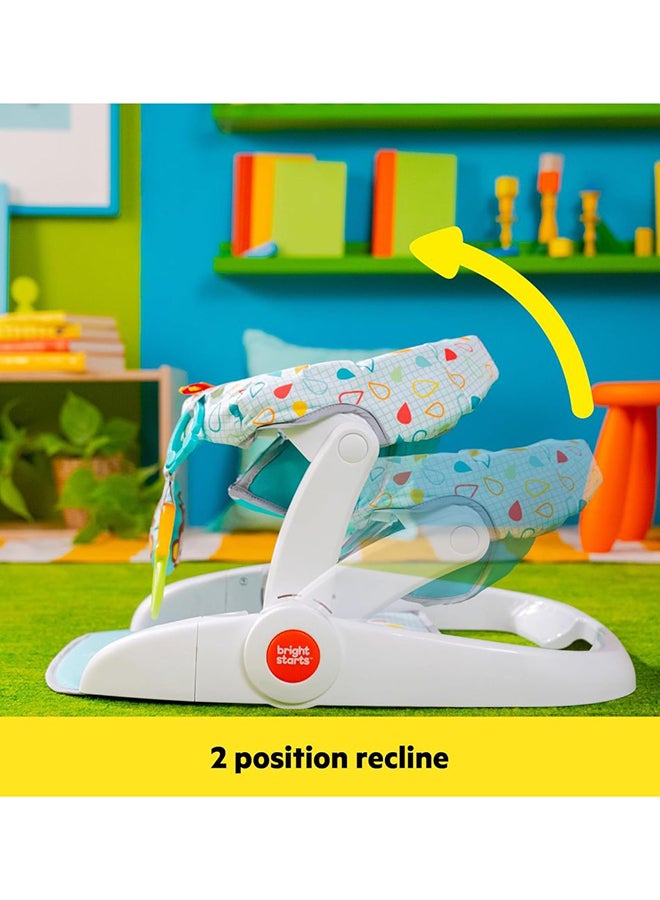 Bright Starts Learn-to-Sit 2-Position Floor Seat – Wild Vibes – For Ages 4–12 Months - Image 5