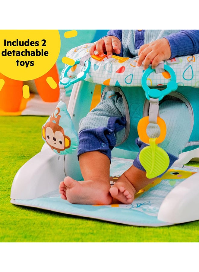 Bright Starts Learn-to-Sit 2-Position Floor Seat – Wild Vibes – For Ages 4–12 Months - Image 3