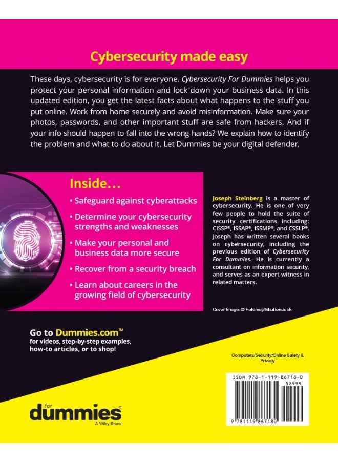 Cybersecurity For Dummies, 2nd Edition - pzsku/Z681D624C12A49D6D3A36Z/45/_/1727772727/d547104a-9bb1-4869-befc-329b98d448df