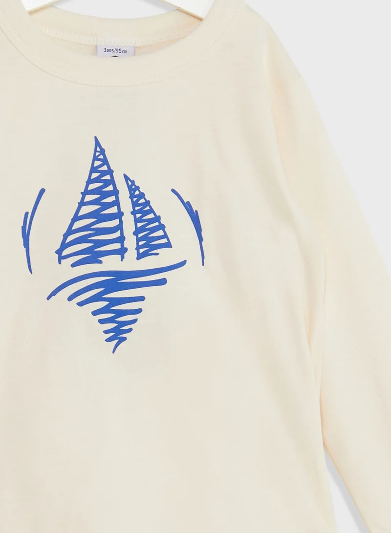 Petit Bateau Kids Printed T-Shirt