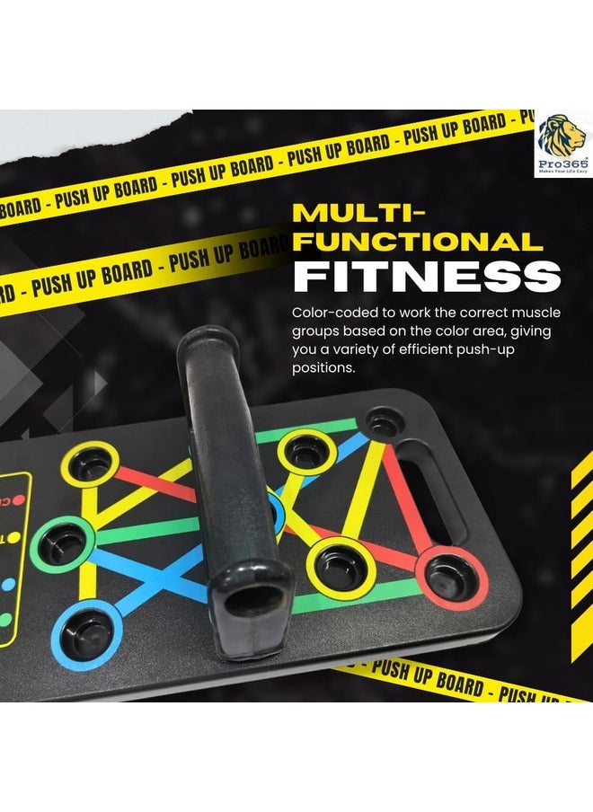 PRO365 Push Up Board, 15 Positions, Pushup Stand For Men & Women With 2 Handles, Anti Slip Accessories, Pushup Bars, Home Gym Equipment, Pushup Board (6 Month Manufacturer Warranty)  - Image 5