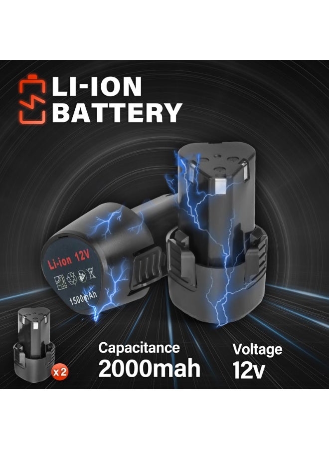 ZLH HITY جهاز تلميع السيارات اللاسلكي مع بطاريتين ليثيوم قابلة لإعادة الشحن 12 فولت، 8 سرعات متغيرة، 2800-5500 دورة في الدقيقة، جهاز تلميع بدون فرشاة مناسب لتلميع السيارات والقوارب، والتفاصيل، والتشميع، وإزالة الخدوش - Image 4