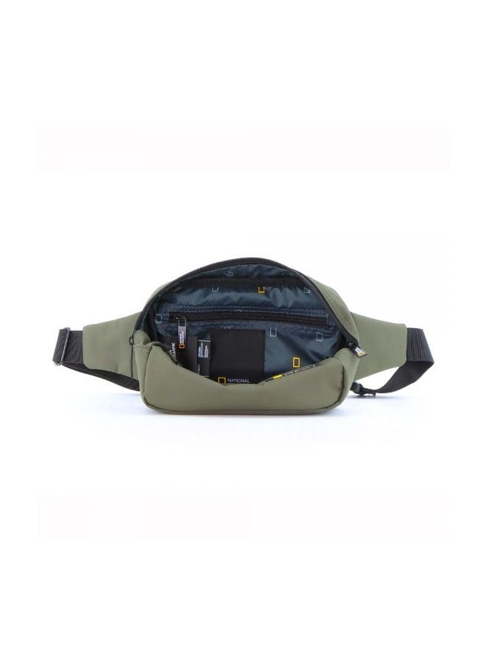NATIONAL GEOGRAPHIC National Geographic Mutation Waist Bag Khaki, Hip Bag With Adjustable Strap, RFID Pocket, Suitable For Travel, Outdoors, Gym, Hiking For Men And Women  - Image 5