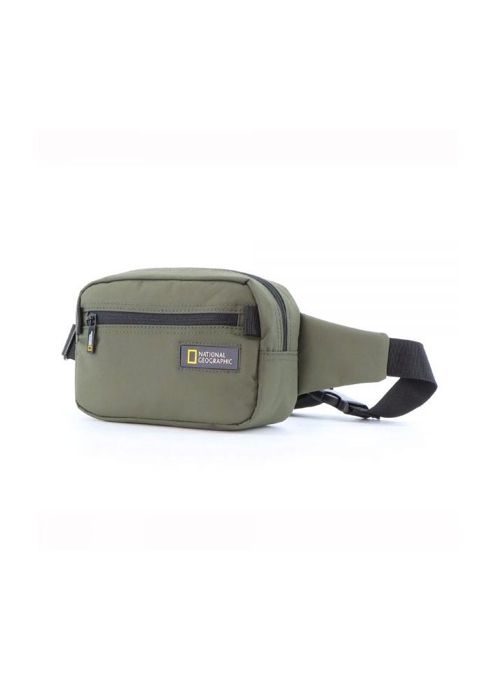 NATIONAL GEOGRAPHIC National Geographic Mutation Waist Bag Khaki, Hip Bag With Adjustable Strap, RFID Pocket, Suitable For Travel, Outdoors, Gym, Hiking For Men And Women  - Image 2