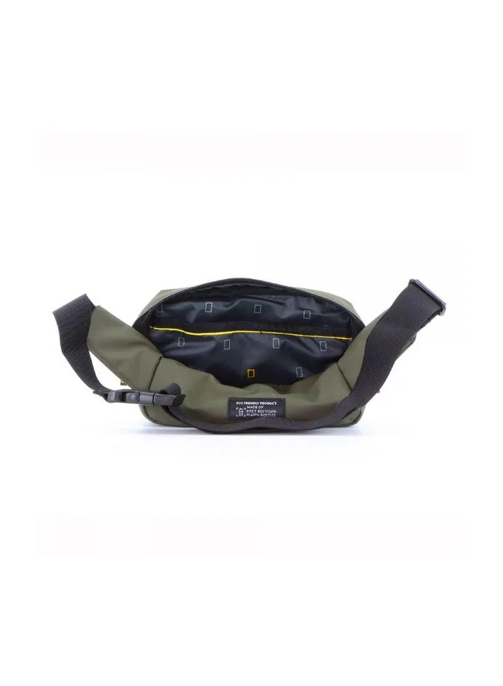 NATIONAL GEOGRAPHIC National Geographic Mutation Waist Bag Khaki, Hip Bag With Adjustable Strap, RFID Pocket, Suitable For Travel, Outdoors, Gym, Hiking For Men And Women