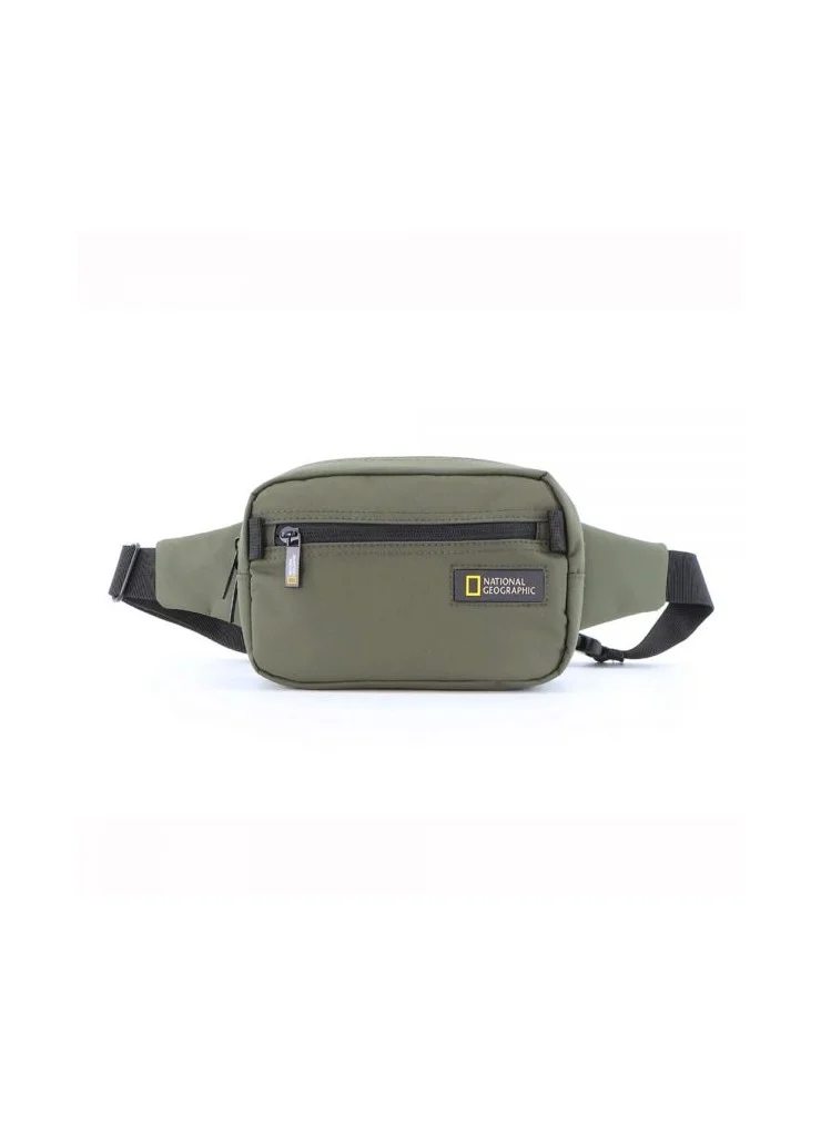 ناشيونال چيوغرافيك National Geographic Mutation Waist Bag Khaki, Hip Bag With Adjustable Strap, RFID Pocket, Suitable For Travel, Outdoors, Gym, Hiking For Men And Women