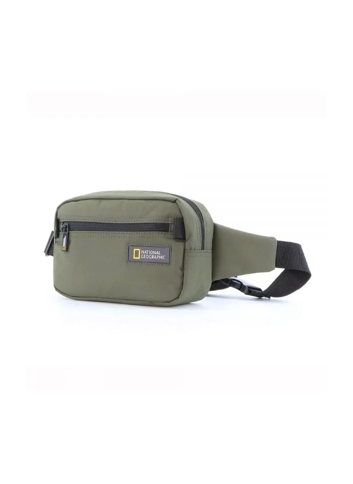 NATIONAL GEOGRAPHIC National Geographic Mutation Waist Bag Khaki, Hip Bag With Adjustable Strap, RFID Pocket, Suitable For Travel, Outdoors, Gym, Hiking For Men And Women