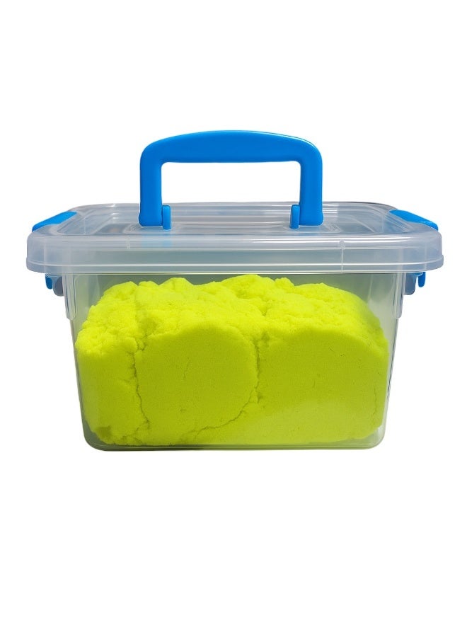 Colorful Magic Sand Box for Kids – 1 kg with Molds and Play Tools for Easy Shape Building - Image 2
