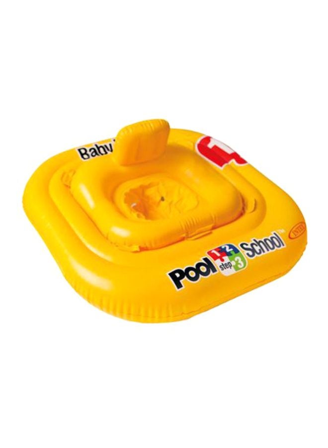 INTEX Pool School Deluxe Baby Float 79x79cm Ages 1+ 79x79cm - Image 1