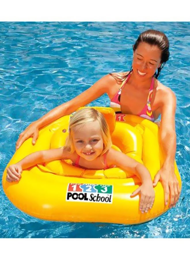 INTEX Pool School Deluxe Baby Float 79x79cm Ages 1+ 79x79cm - Image 3