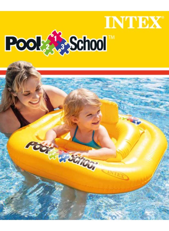 Intex, Pool School Deluxe Baby Float, Ages 1+, 79x79cm 79x79cm - Image 3