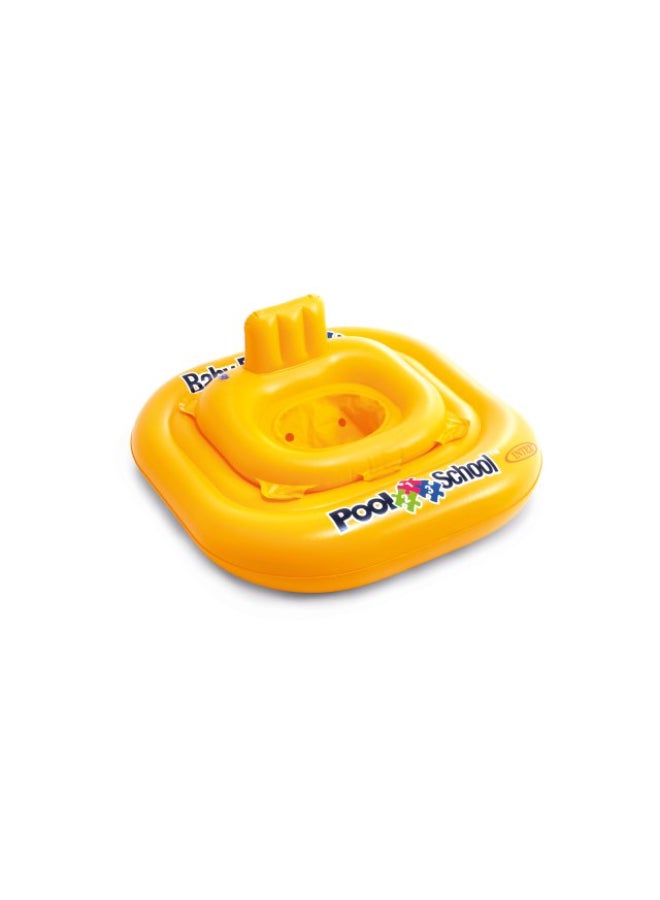 Intex, Pool School Deluxe Baby Float, Ages 1+, 79x79cm 79x79cm - Image 1