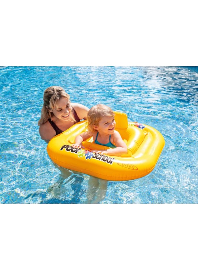 Intex, Pool School Deluxe Baby Float, Ages 1+, 79x79cm 79x79cm - Image 4