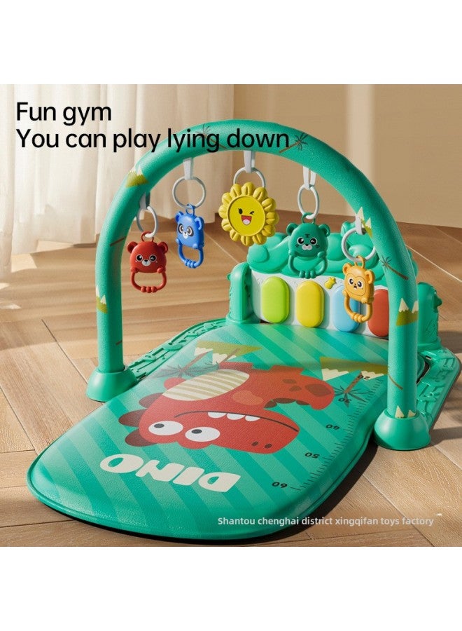 Special For Baby Fitness Rack Toys 0-1 Years Old Baby Music Foot Piano Creeping Pad For Newborns-Color:Bear - Image 2