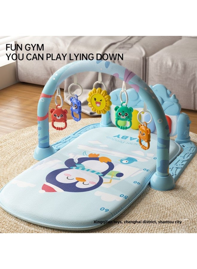 Special For Baby Fitness Rack Toys 0-1 Years Old Baby Music Foot Piano Creeping Pad For Newborns-Color:Bear - Image 4