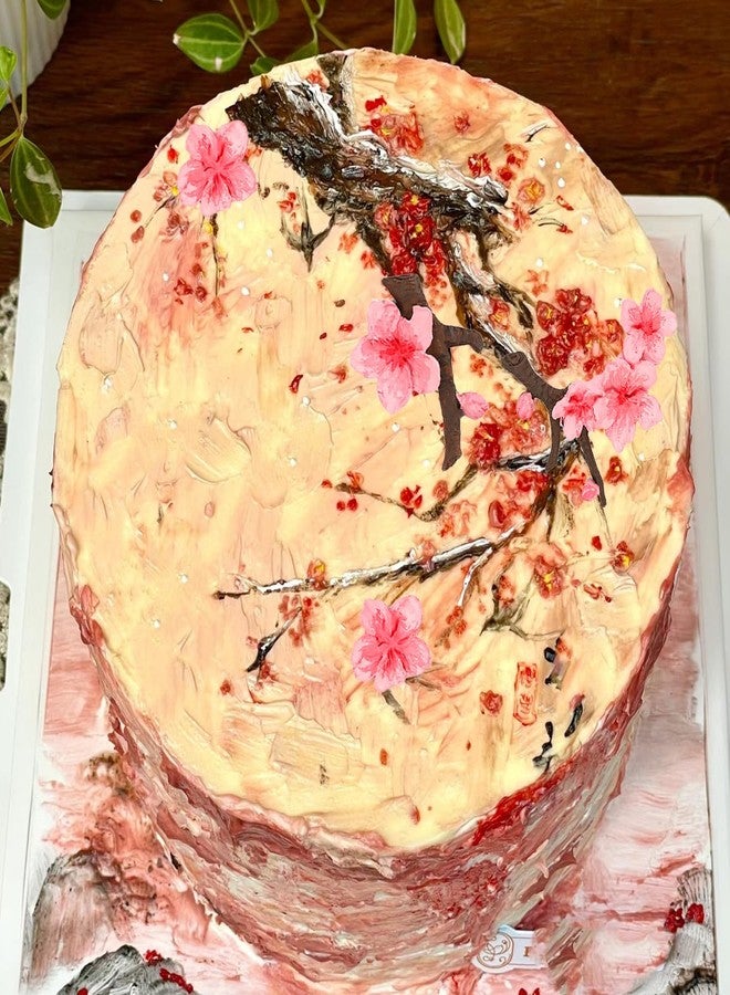 MINFEIDMS Plum Blossom Silicone Molds Tree Branch Fondant Chocolate Mold for Cake Decoration Cupcake Topper Chocolate Candy Gum Paste Polymer Clay - Image 4