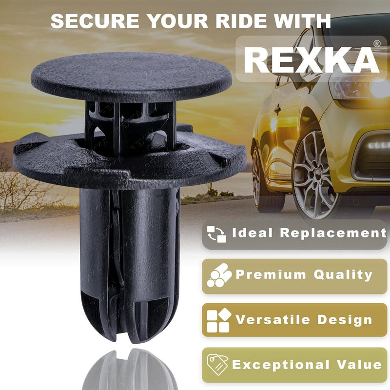 Rexka 51pcs Fender Liner Push-Type Retainer Clip Fastener for Hyundai Kia 86595-2T500 Accent,Azera,Elantra,Equus,Genesis,Ioniq,Kona,Santa Fe,Sonata,Tucson,Optima,Sedona - Trim Panel Body Remover - Image 4