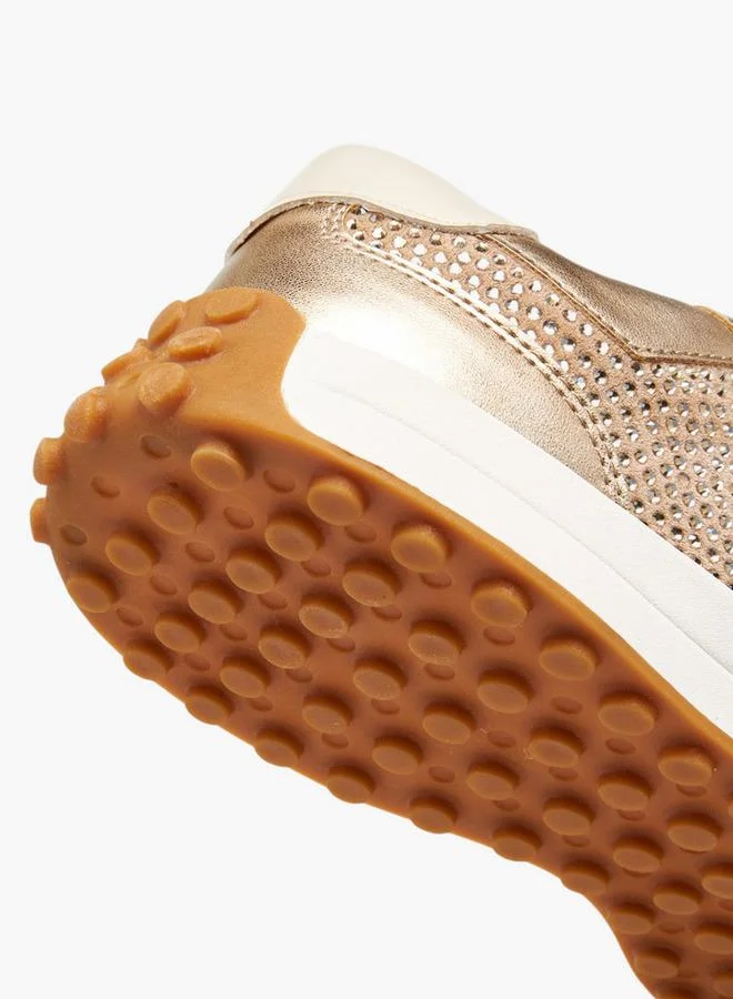 Celeste Women's Embellished Lace-Up Sneakers