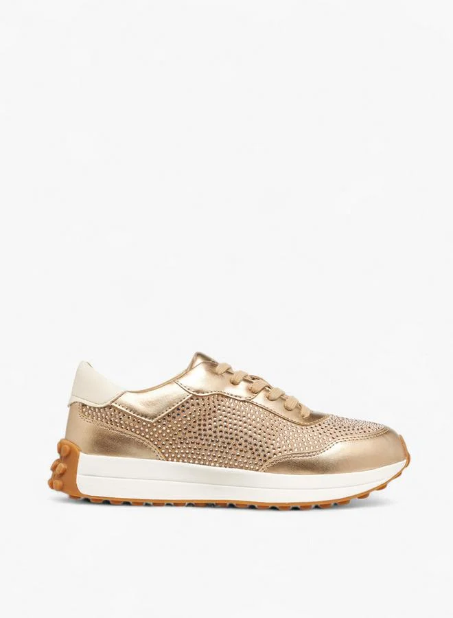 Celeste Women's Embellished Lace-Up Sneakers