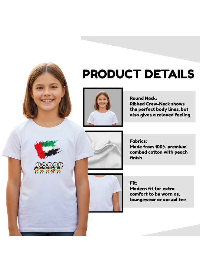 PRINTSHOP4ME UAE Tshirts For Celebrating  UAE National Day Flag Day For Kids Unisex Tshirt Collection Made In Uae - Image 5